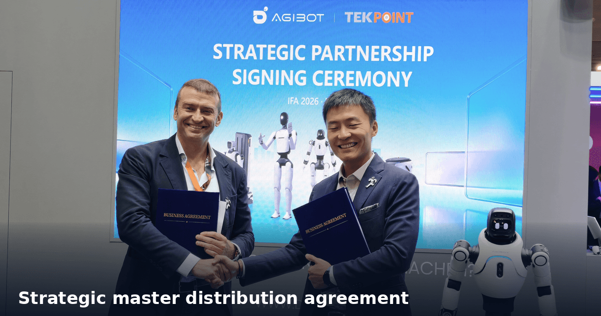 AGIBOT × Tekpoint: A Strategic Step for Humanoid Robotics