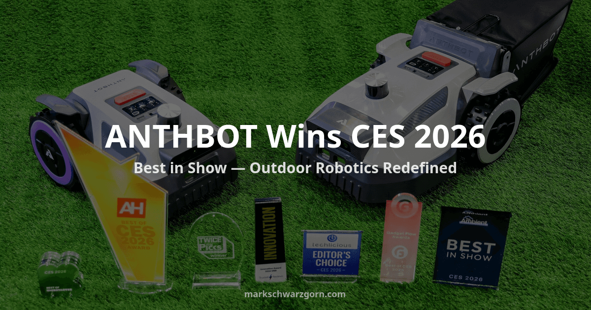 ANTHBOT: From Startup to CES Best in Show in Three Years