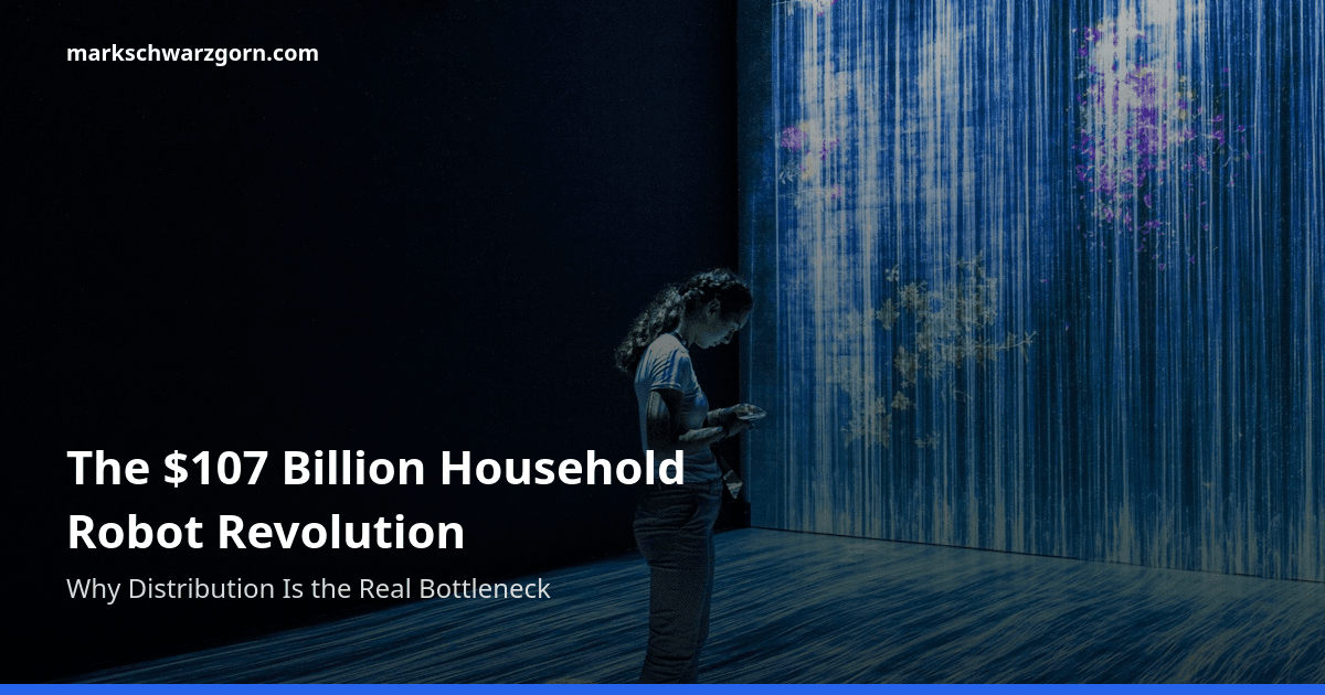 The $107 Billion Household Robot Revolution — And Why Distribution Is the Real Bottleneck