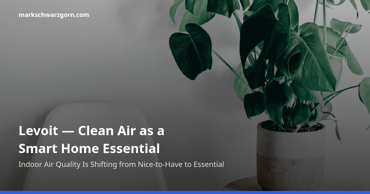 Levoit — Clean Air as a Smart Home Essential